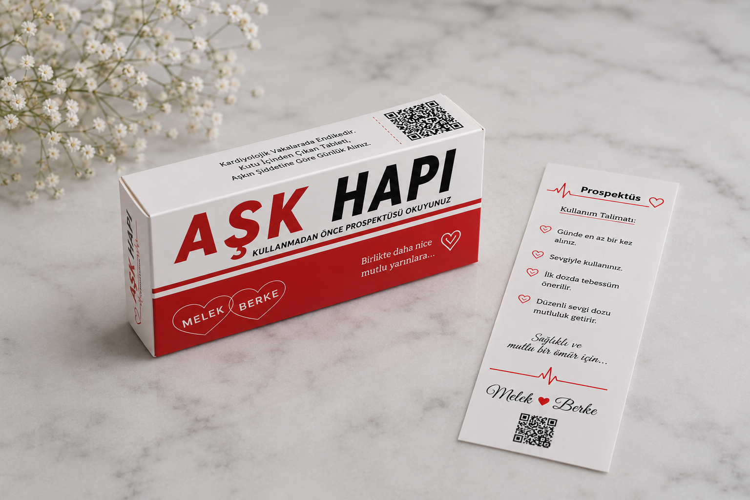 Aşk Hapı İlaç Kutusu