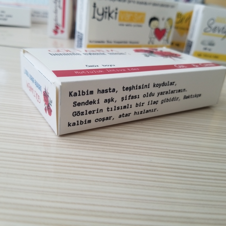 Gültanem ilaç kutusu davetiyesi
